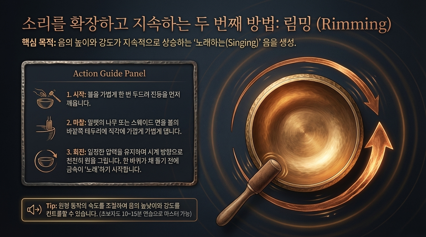 네팔산 정통 수제 티베트 싱잉볼 종합 가이드. 사운드 힐링 테라피, 명상 효과, 싱잉볼 역사, 뇌파 동조화 원리, 마음챙김 및 차크라 균형을 위한 히말라야 명상 악기 연주법 등 핵심 정보를 담은 인포그래픽입니다.