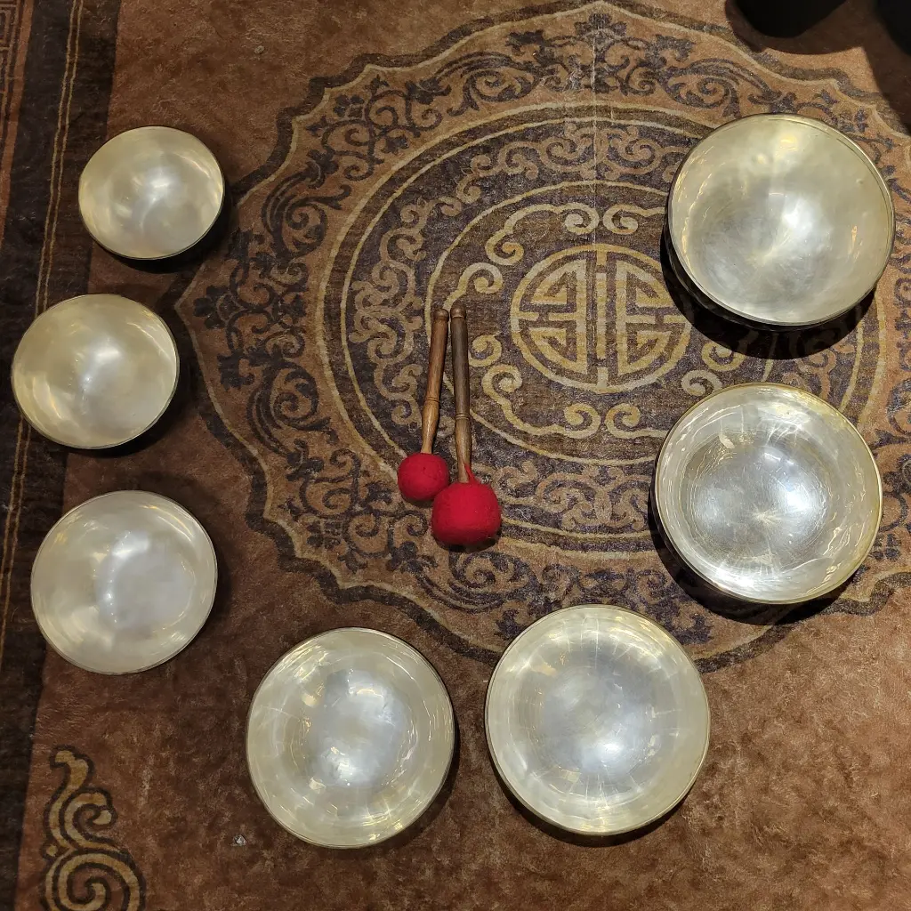 New Moon 7 Chakra Singing Bowl Set – #NM7CSB021 