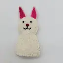 Felt Bunny Finger Puppet