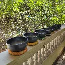 Full Moon 7 Chakra Singing Bowl  Black Set