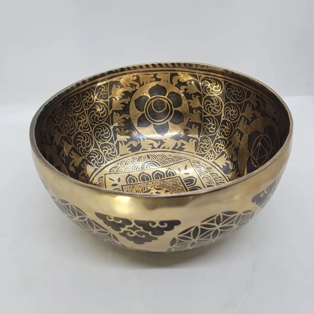 Sri Yantra Singing Bowl (7 Inch) – #SYSB7006
