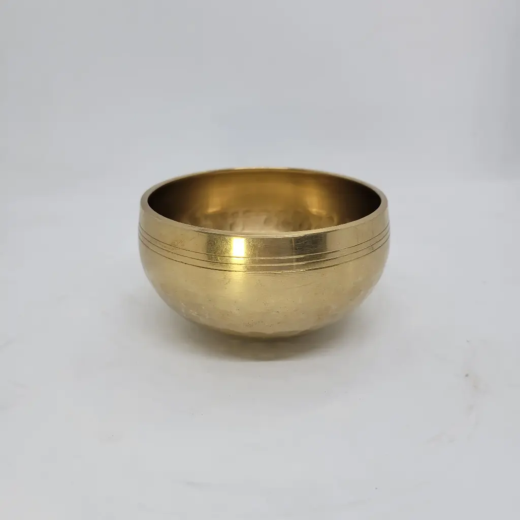 Golden Harmony Hand-Hammered Singing Bowl (4 Inch) – #GHB4001