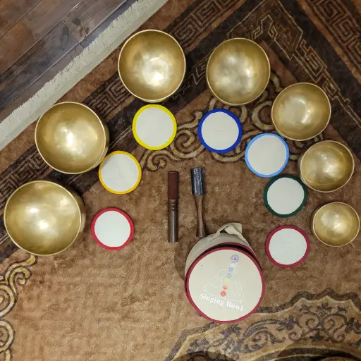 Octave 4 Chakra Singing Bowl Set – #O4CSB024