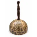 Light Golden Antique Handled Singing Bowl