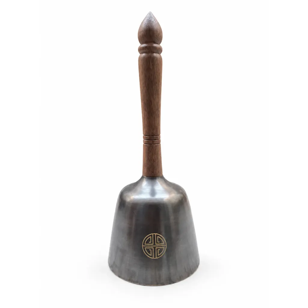 Black Finish Full Moon Hand Bell