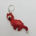 Handmade Felt Red Fox Keychain