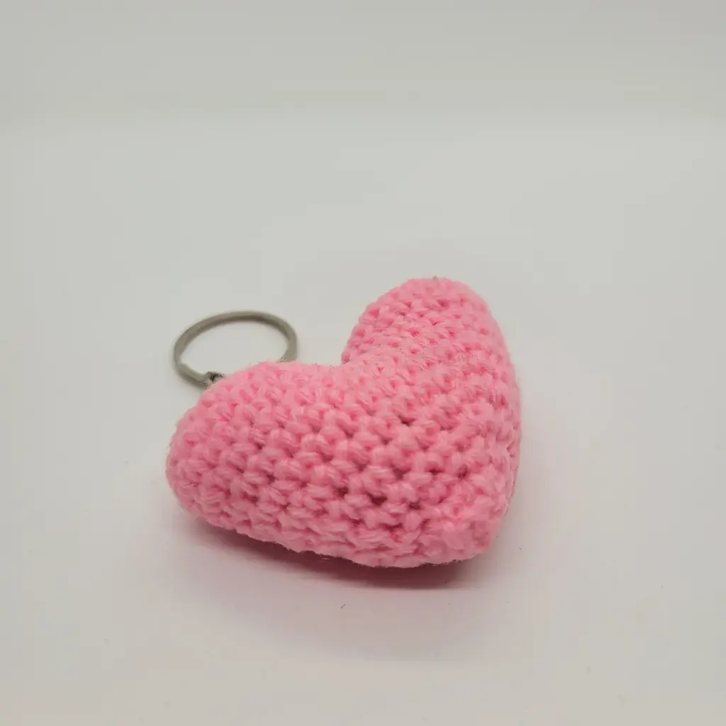 Heart Keyring (Pink)