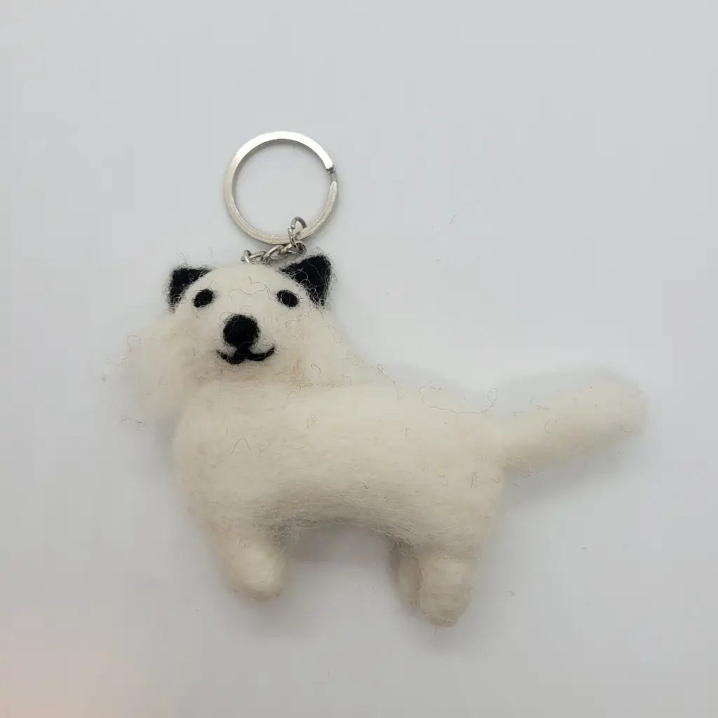 Felt Panda Keychain 