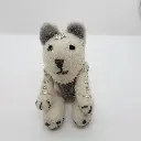 Felt Snow Leopard
