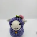 Felt Sheep Keychain