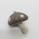 Felt Mushroom Keychain