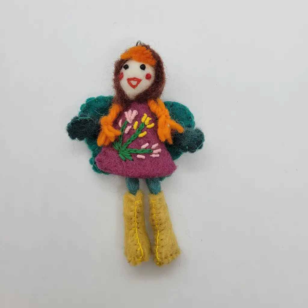 Felt Fairy Keychain