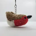 Felt Robin Keychain