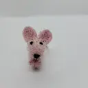 펠트 쥐 열쇠고리