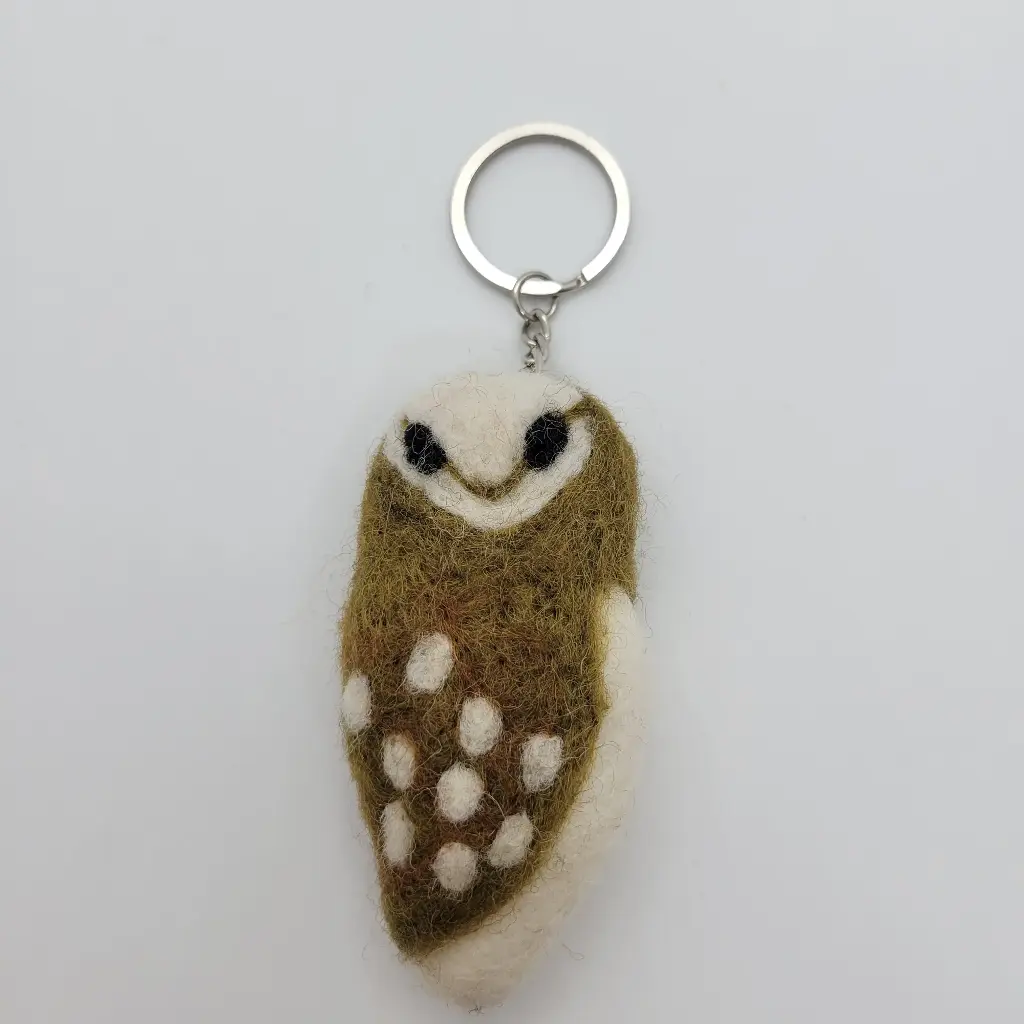  Felt Owl Keychain