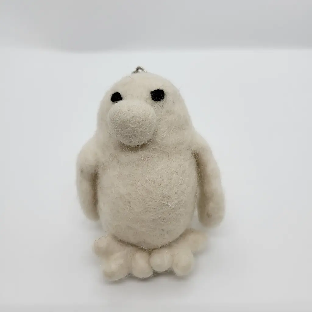 Felt Snowy Bird