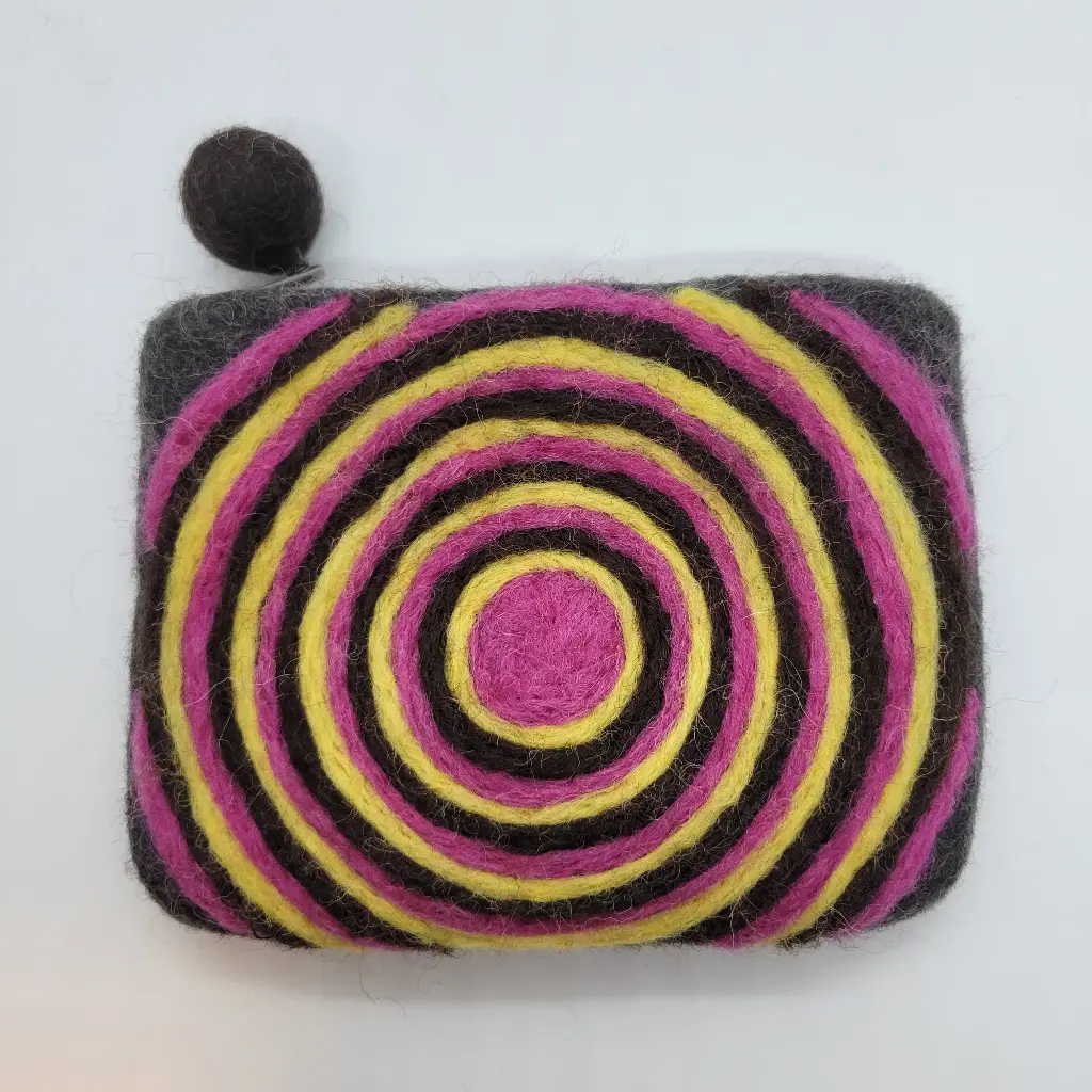 Hypnotic Swirl Pouch