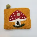 Golden Mushroom Pouch