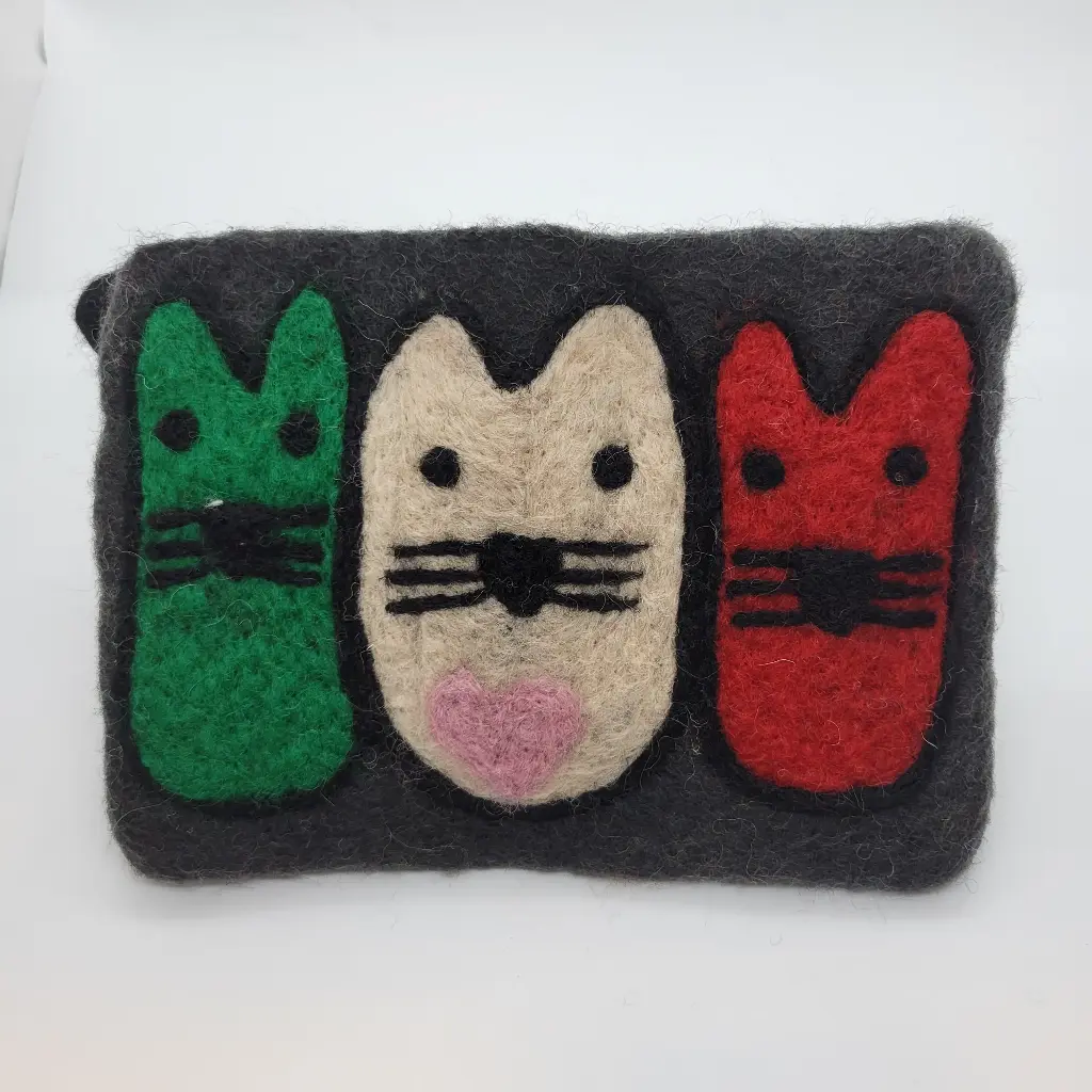  Trio of Whiskers Pouch