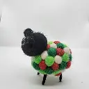 Rainbow Felt Sheep Green