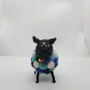 Rainbow Felt Sheep Blue