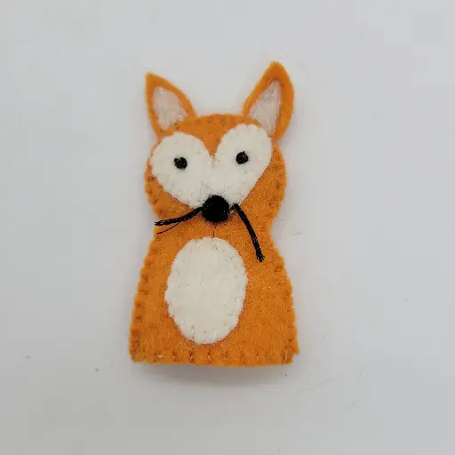 Felt Fox Finger Puppet