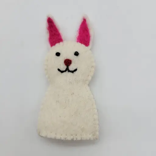 Felt Bunny Finger Puppet