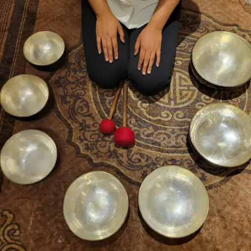 New Moon 7 Chakra Singing Bowl Set – #NM7CSB021 
