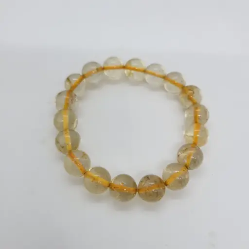 Golden Rutile Quartz Bracelet – #GRQB1030