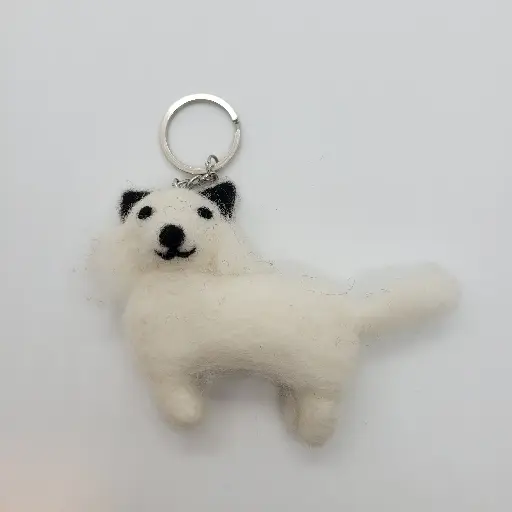 Felt Panda Keychain 