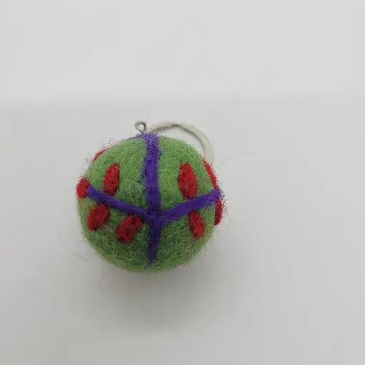 Felt Ball Keychain