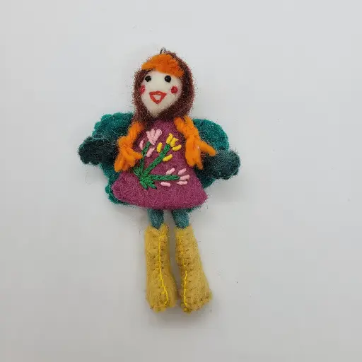 Felt Fairy Keychain
