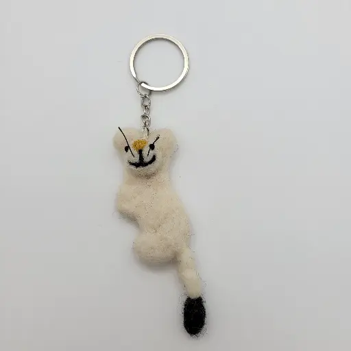 Felt Snow Leopard