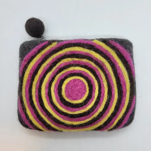Hypnotic Swirl Pouch