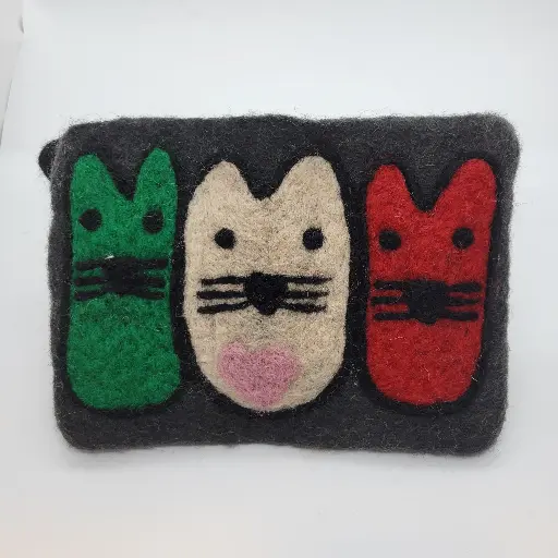  Trio of Whiskers Pouch