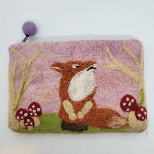 Enchanted Forest Fox Pouch