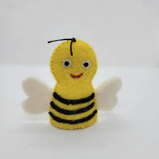 Felt Bee Finger Puppet